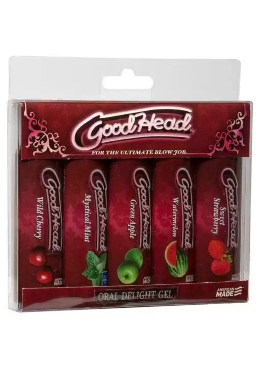 Goodhead Oral Delight Gel asstd 5 Pk 1 oz