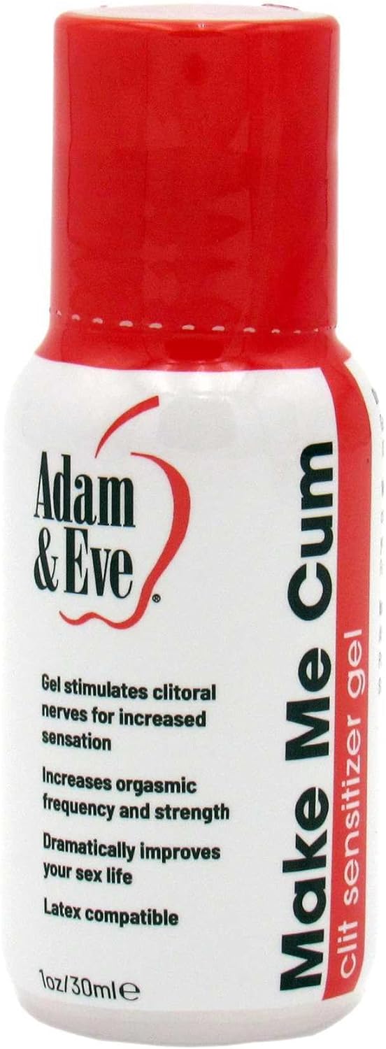 Adam & Eve Make Me Cum Water Based Clitoral Sensitizer Clear Gel - Clear 0.5 oz.