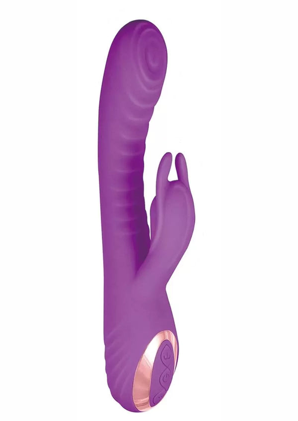 Exciter Thumping G-Spot Vibe Rechargeable Rabbit – Purple