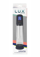 Lux Active Volume LCD Rechargeable Auto Penis Pump – Navy