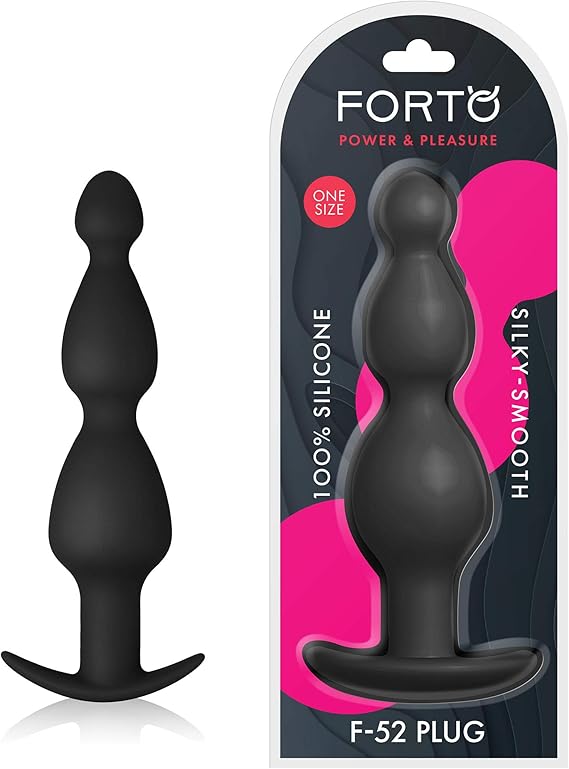 Forto F-52: Cone Beads Black