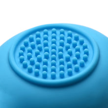 Love Loops 10x Silicone Cock Ring With Remote - Blue