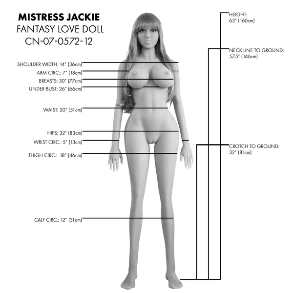 Life Size Sex Doll Mistress Jackie