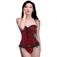 Scarlet Seduction Lace-up Corset and Thong - Medium