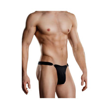 Male Power Clip Thong S/M Black Underwear