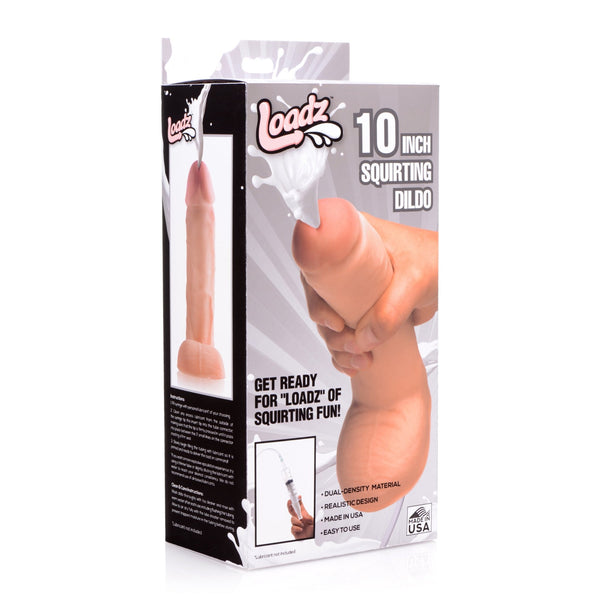 10 Inch Realistic Dual Density Squirting