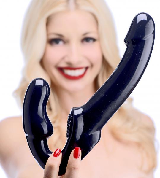 Strap U Revolver Strapless Strap On G-Spot Dildo