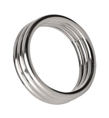 Echo 2 Inch Stainless Steel Triple Cock Ring