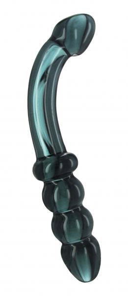 Hamsa Glass Dildo Smoky Jade