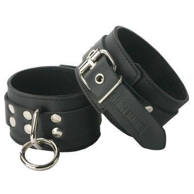 Strict Leather Suede Lined Ankle Cuffs