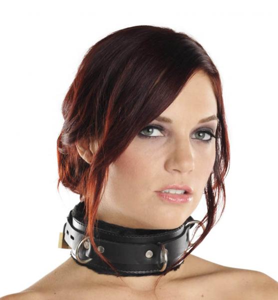 Strict Leather Premium Fur Lined Locking Collar XL