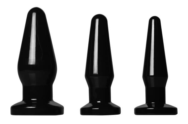 Black Anal Plug - Medium