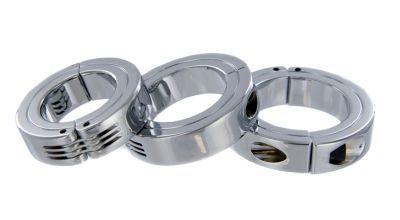 Locking Hinged Cock Ring- Large