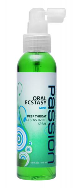 Oral Ecstasy Mint Flavored Deep Throat Numbing Spray 4oz