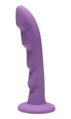 Bumpy Purple Silicone Strap On Harness Dildo