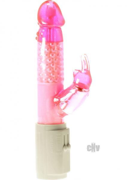 Powerslide Rabbit Vibrator Pink Minx