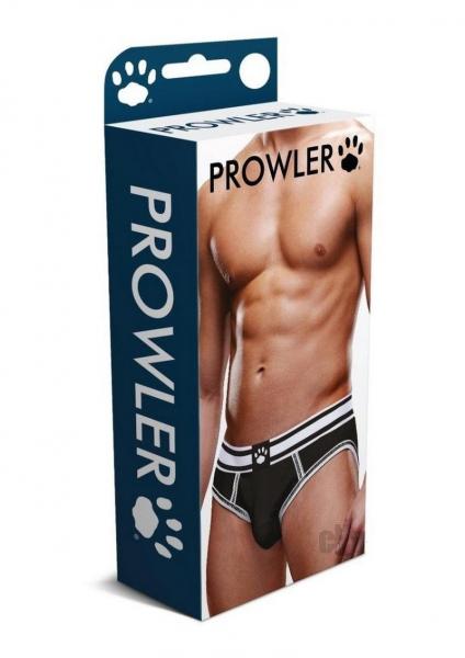 Prowler Black/white Open Brief Lg