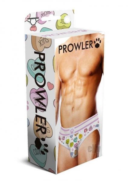 Prowler Candy Hearts Briefs Md Wht