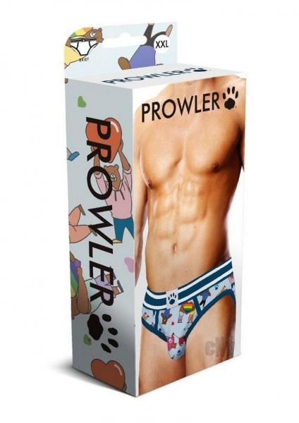 Prowler Bears W/hearts Brief Xxl Blu