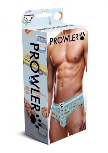 Prowler Nyc Brief Md Blu/wht