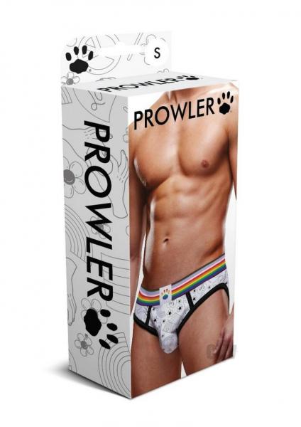 Prowler Pride Love Peace 3 Brief Lg Rnbw