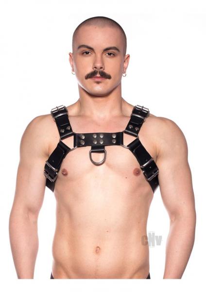 Prowler Red Butch Harness Blk/silv Lg