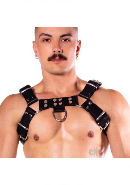 Prowler Red Butch Harness Prem Blk Md