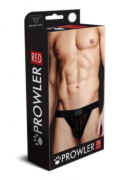 Prowler Red Fishnet Assless Jock Blk Xxl