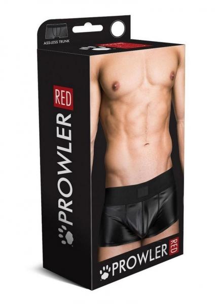 Prowler Red Wetlook Assless Trunk Blk Sm