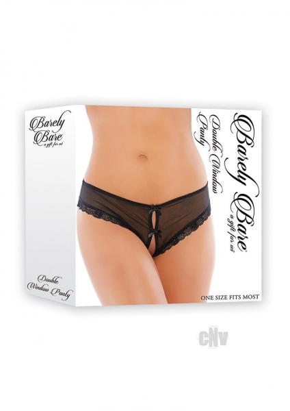 Double Window Panty Black