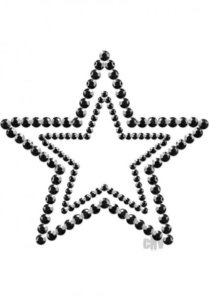 Mimi Star Black Rhinestone Pasties