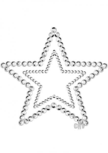 Mimi Star Silver Rhinestone Pasties