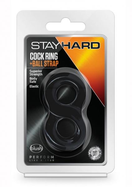 Stay Hard Cring And Ball Strap Blk