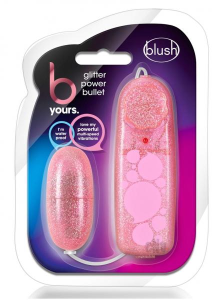 B Yours Glitter Power Bullet Pink