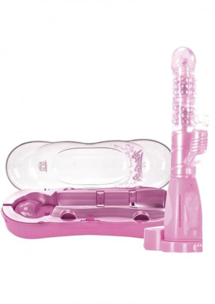 Perfection 7X Clit Tingler Vibe Rechargeable 9.5 Inch Pink