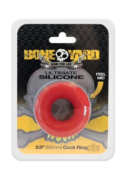 Boneyard Ultimate Silicone Ring Red