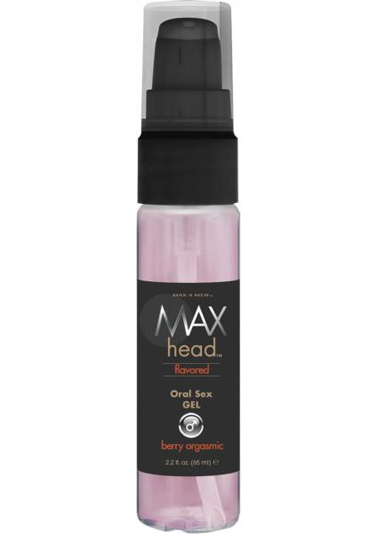 Max Head Flavored Oral Sex Gel Berry Orgasmic 2.2 oz