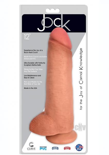 Jock Realistic Dong W/balls 12 Vanilla