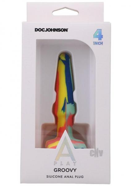 A-play Groovy Silicone Anal Plug 4 Teal