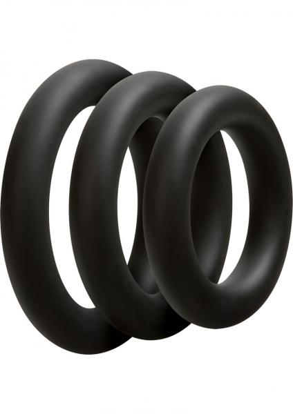 Optimale 3 Silicone C-Ring Set Thick - Black