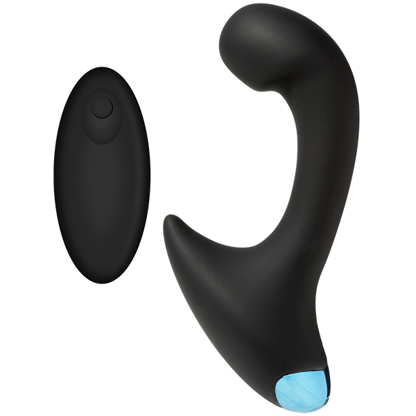 Optimale Vibrating P-Curve Black Rechargeable Prostate Massager