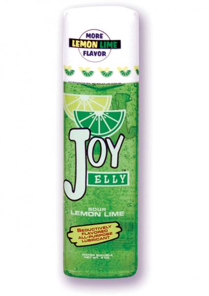 Joy Jelly Flavored Water Based Lubricant Lemon Lime 4 Ounce