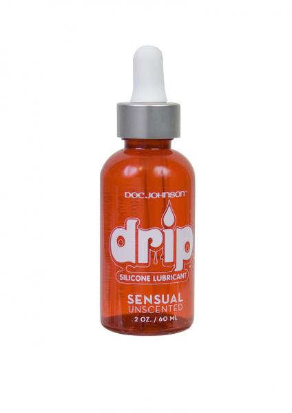 Drip Sensual Silicone Based Lubricant Unscented 2 Ounce