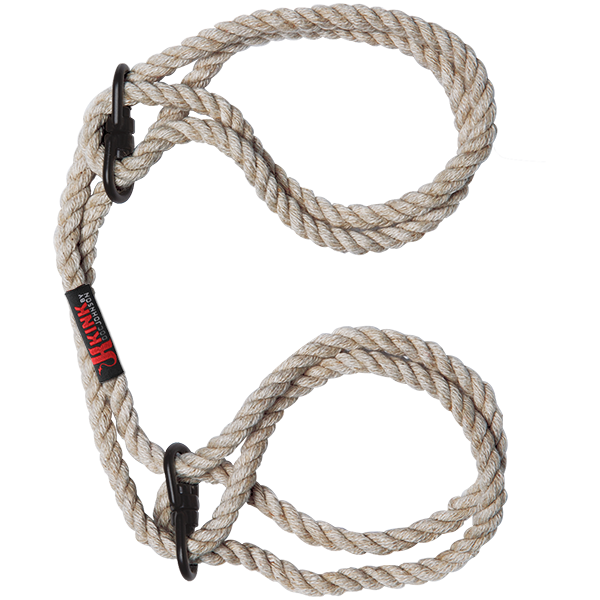 Kink Hogtie Bind & Tie Wrist Or Ankle Cuffs Natural .23 inch Hemp