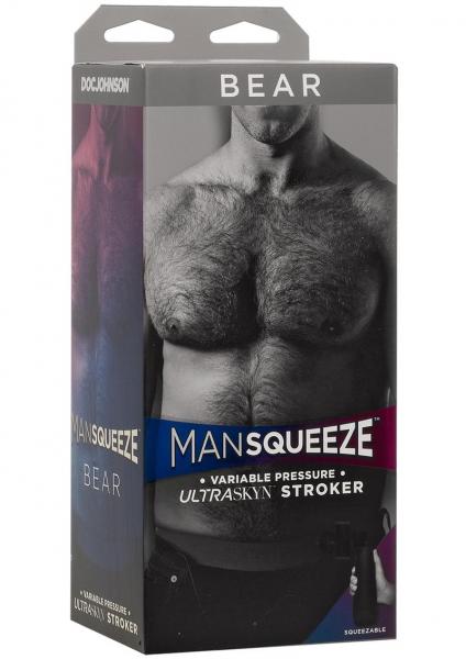 Man Squeeze Bear Ass Francois Sagat Beige Stroker