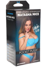 Signature Strokers - Natasha Nice - Ultraskyn Pocket Pussy, Vanilla