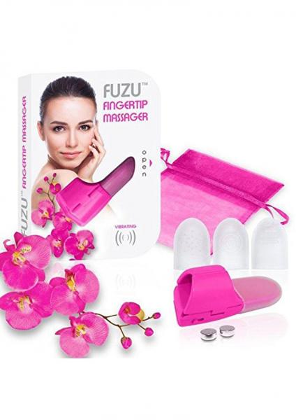 Fuzu Fingertip Massager Neon Pink