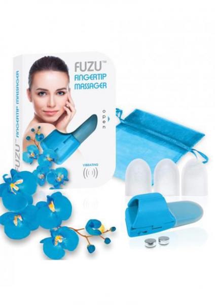 Fuzu Fingertip Massager Neon Blue