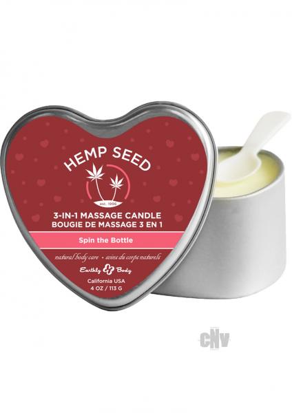 Heart Massage Candle Spin The Bottle 4oz