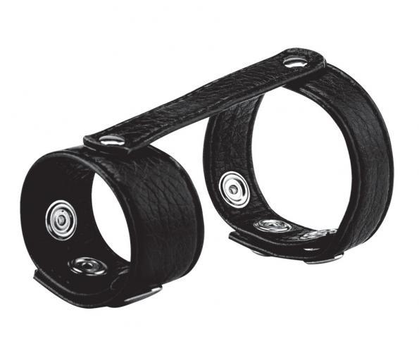 C & B Gear Duo Snap Cock And Ball Ring Black